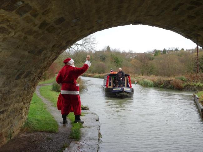 Santa on the Canals